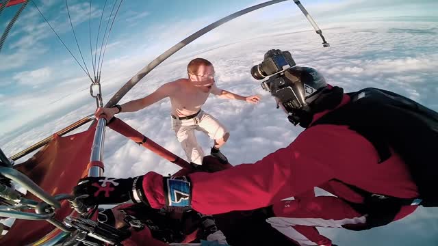 EPIC VIDEO- Skydiving Without Parachute!!