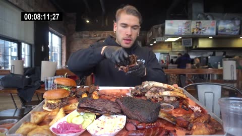 Conquering the Unthinkable: Tackling the Impossible 13lb Texas BBQ Challenge (15,000 Calories)