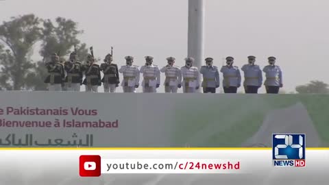 Pm Imran Khan Dashing Entry In Pakistan Day Parade 23 March