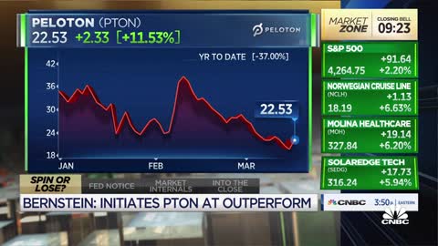 Bernstein initiates Peloton at outperform