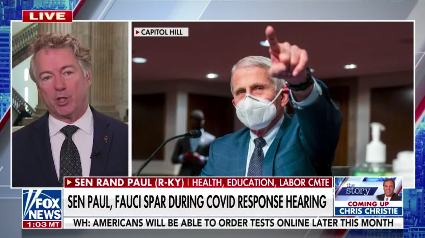 Sen. Rand Paul reacts to Fauci accusing him of putting his life in danger: "He's trying to deflect."