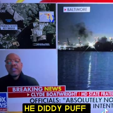 The Explosives Exploded Visibly On The Baltimore Bridge! (CC)