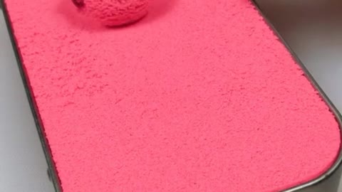 Roll a ball with foam sand