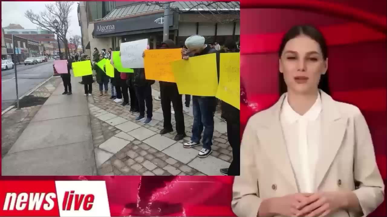 Students from Punjab stage protest at Canada’s Algoma University over alleged unfair grading