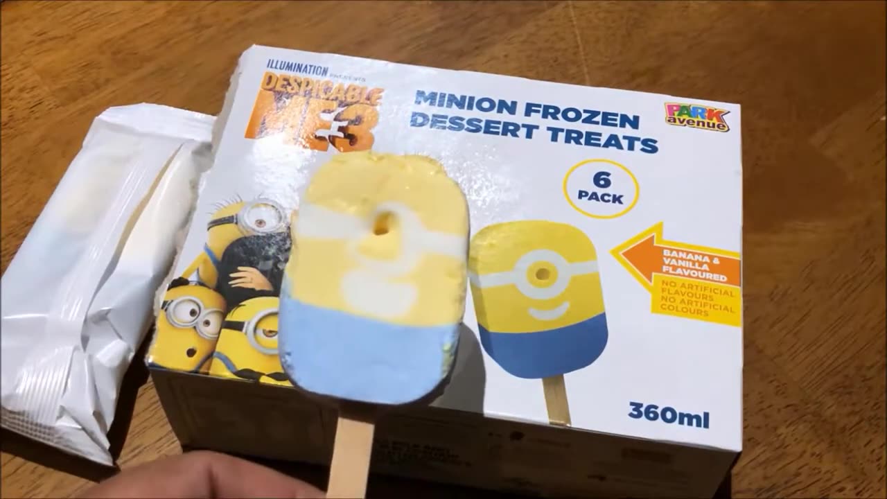 Despicable Me Minion Frozen Dessert Treats