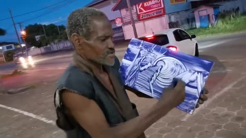 Amezing Street artist from Suriname