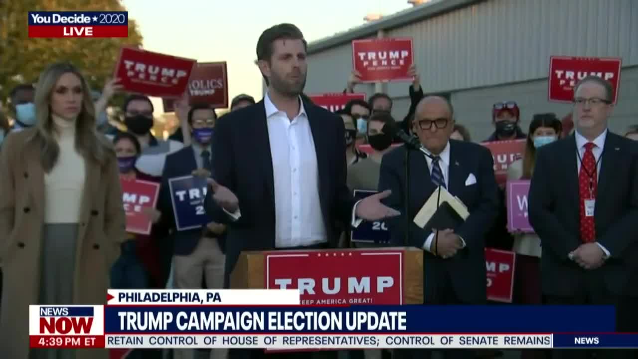 Eric Trump Discusses voter fraud