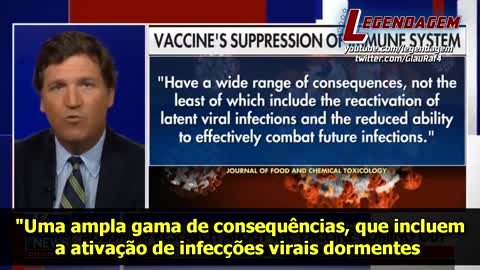 Tucker Carlson analisa novo estudo do The Lancet sobre vacinas causarem danos irreversível