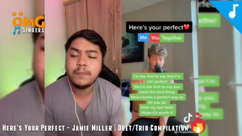Say Yeah. Here's Your Perfect - Jamie Miller | Duet/Trio Compilation