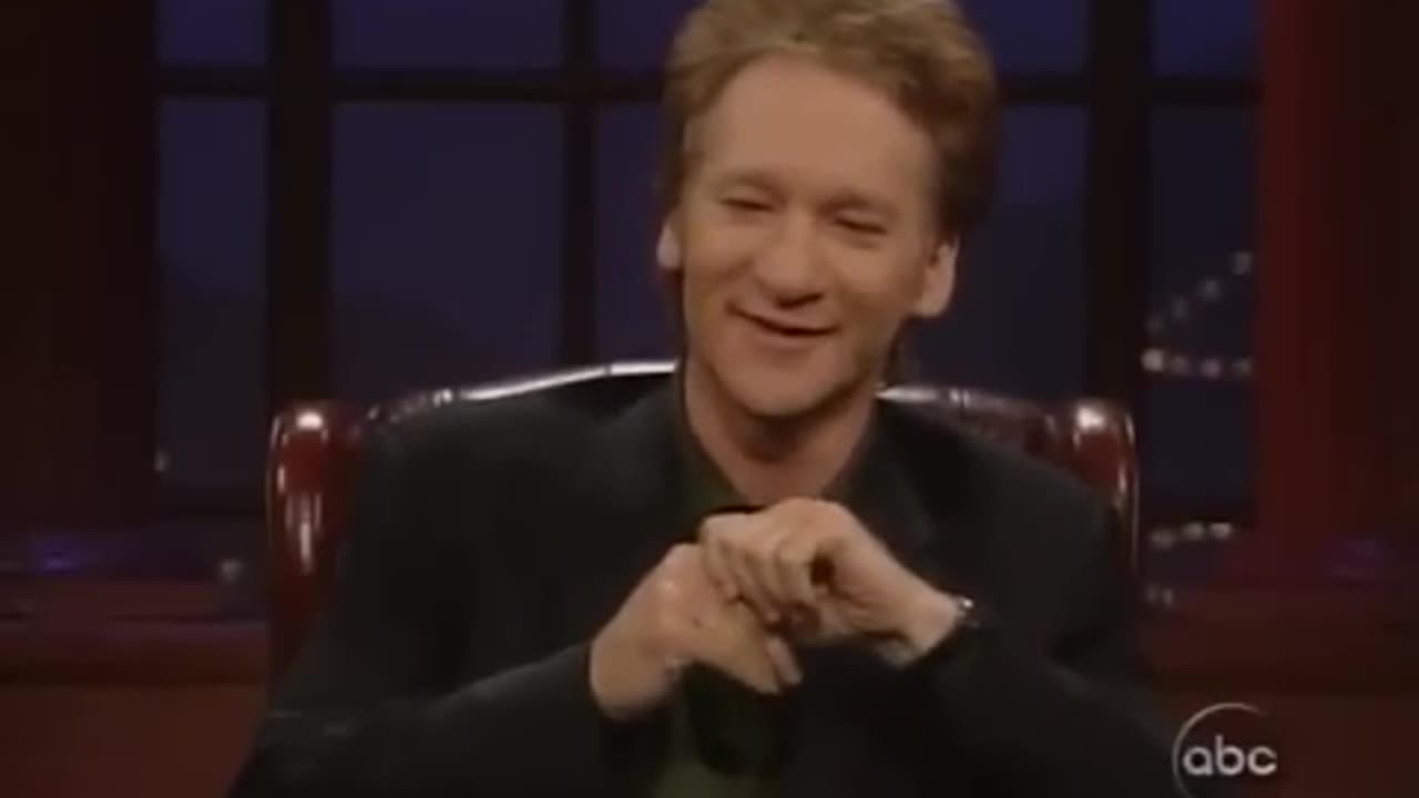 Roddy Piper pulls his pants down during Bill Maher interview