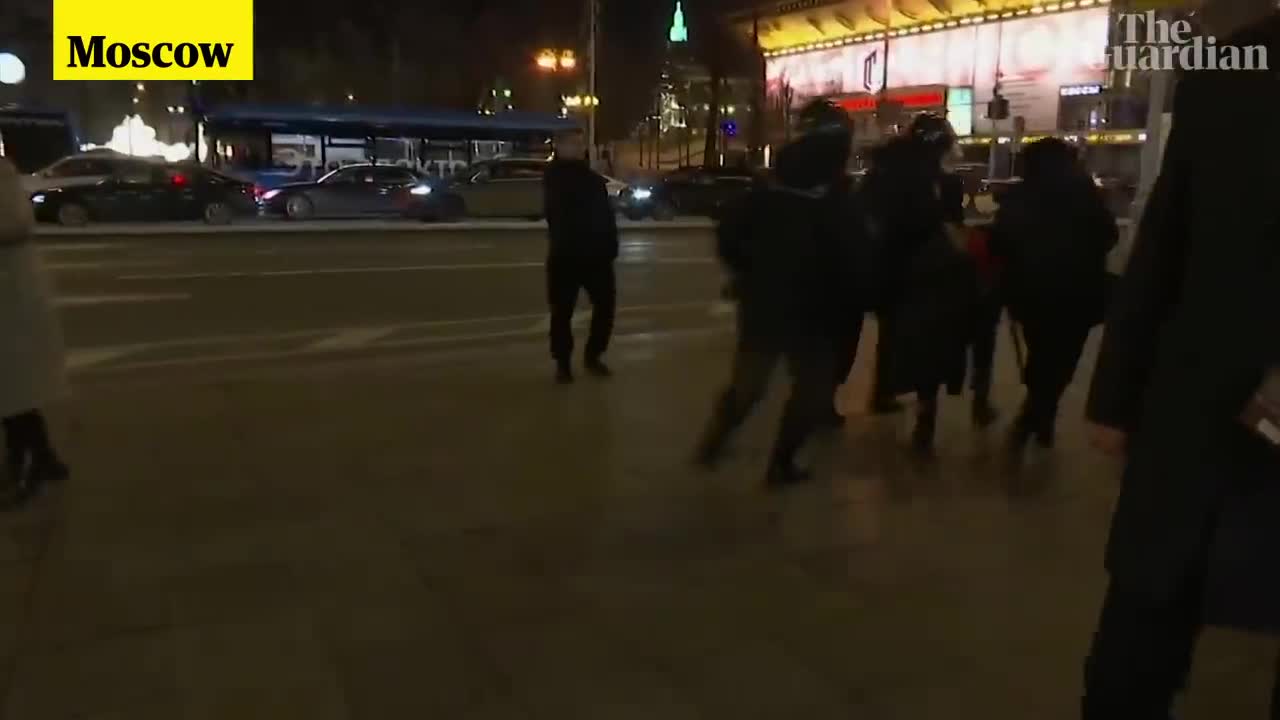 Russian anti-war protesters face police crackdown and arrests.