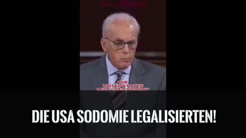 Pastor John MacArthur über die gefallene westliche Gesellschaft (hart aber wahr)! LGBTQ, Homoehe ...