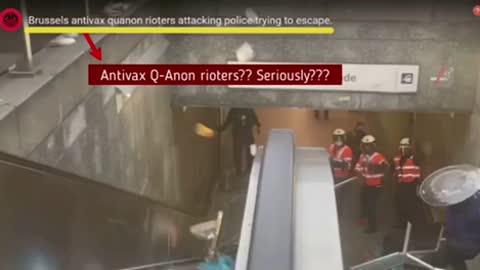 Belgium freedom rally had been infiltrate by Antifa mobs
