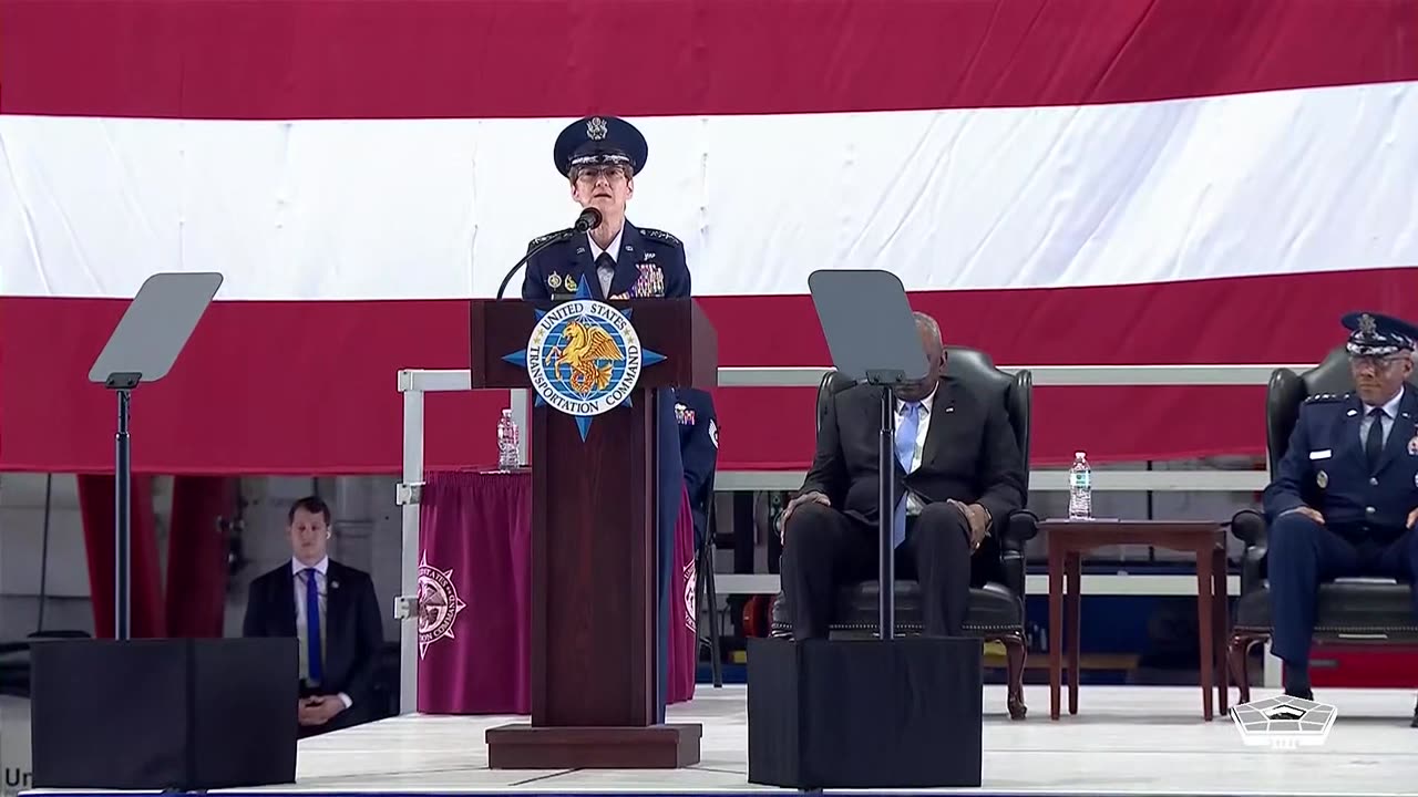 Pentagon Briefing: Austin, Brown Speak at Transcom Change of Command