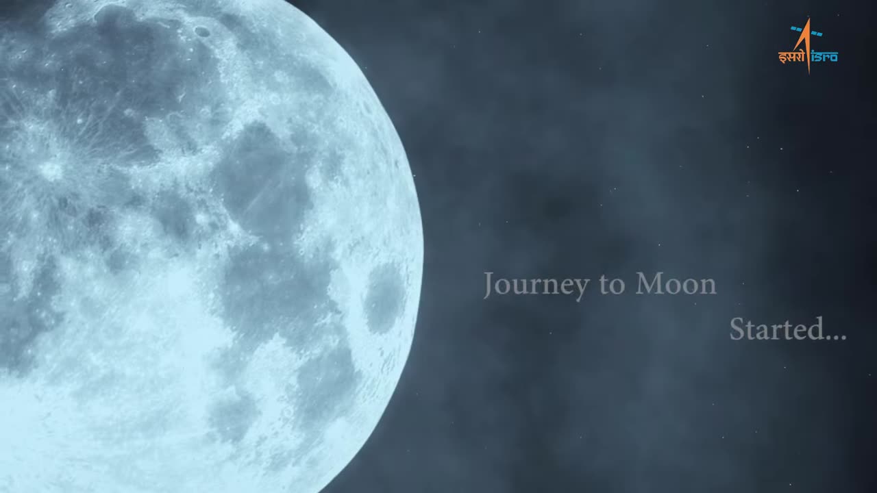 "Chandrayaan 3: India's Stellar Quest Continues!" It is taken from Isro