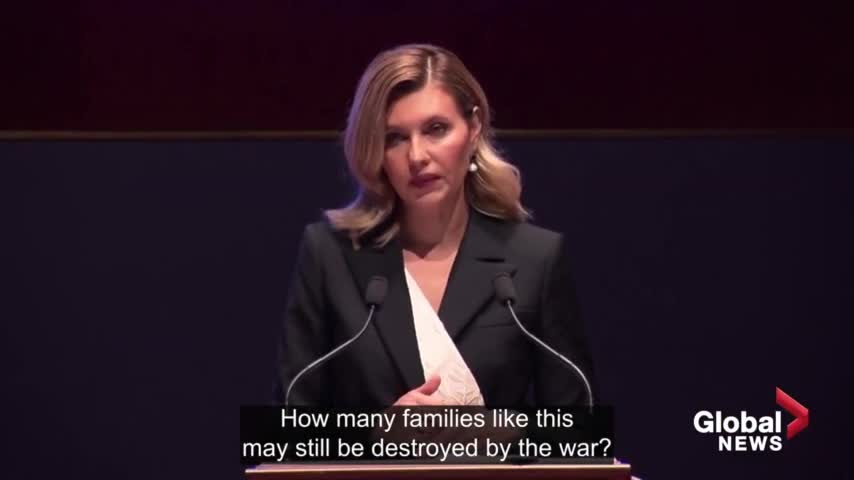 Ukraine’s Olena Zelenska appealed to U.S. lawmakers for additional help on Jul 20th