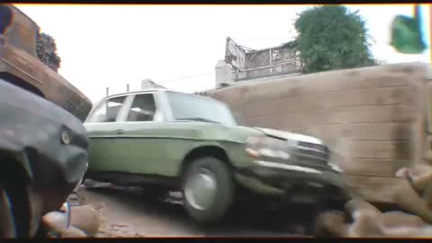 Car driving clip in the movie