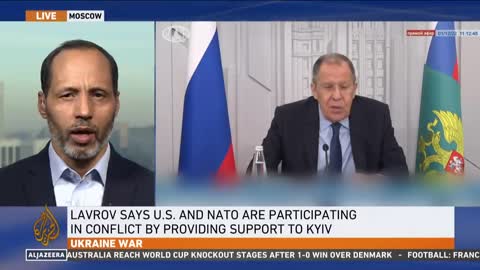 Russia’s Lavrov says US & NATO are participants in Ukraine war