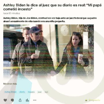 Ashley Biden le dice al juez que su diario es real: “Mi papá cometió incesto”