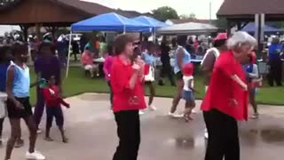 Grandma Makes It Wobble