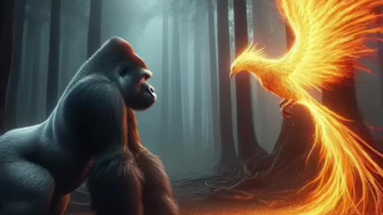 fusion between gorilla and Phoenix