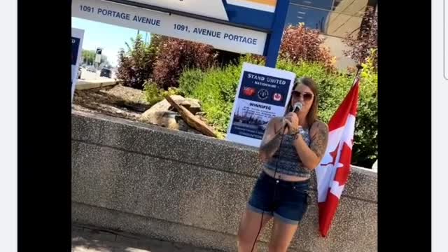 RCMP Winnipeg, MB: Stand United Serving The Evidence Rally