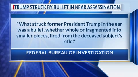 FBI Confirms! Trump Shot with Bullet NOT Shrapnel in assassination attempt!