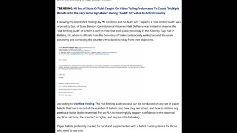 Not Shocking anymore: Multiple Ballots with the very Same Signature” During “Audit”