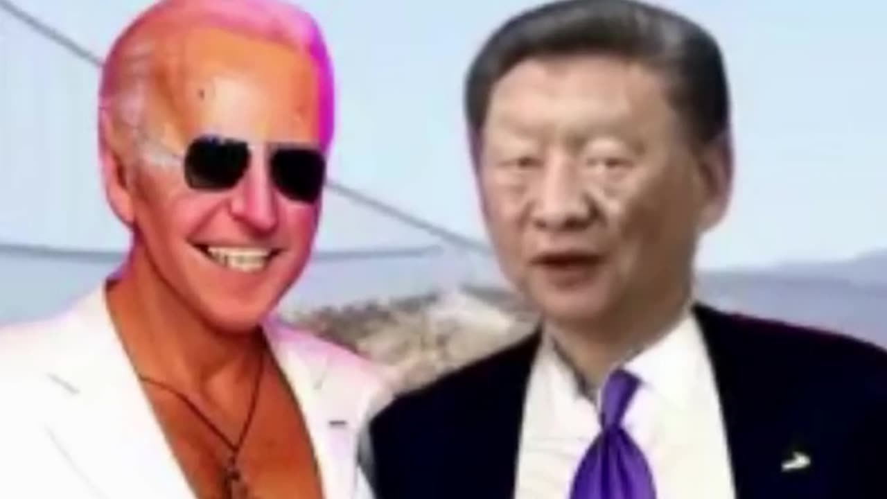 Xi Jinping and Biden Meet in San Fran - Parody