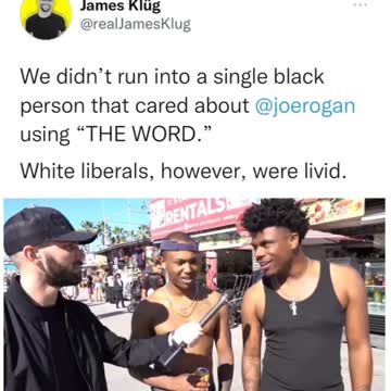 How much black Americans care about Joe Rogan using the N word...