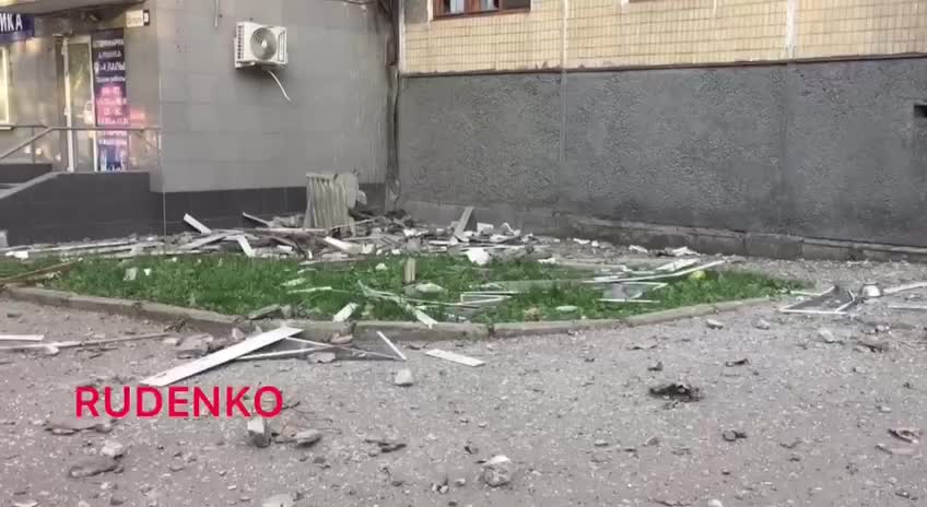 Doněck zasažený ukrajinskou palbou