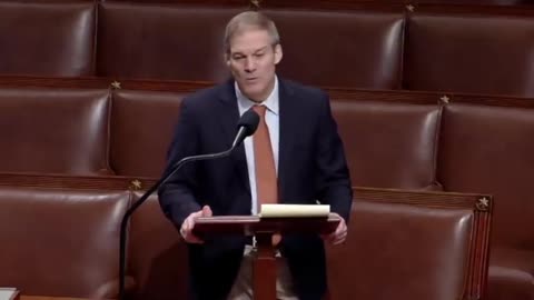 Jim Jordan Rips Dems On House Floor: 'What Are Democrats Doing Today—Legalizing Drugs!'