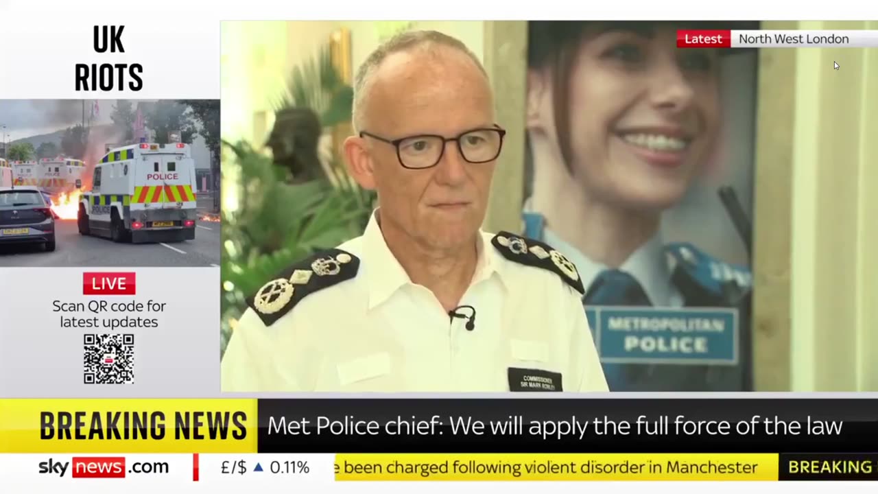 Met Police Commissioner Mark Rowley, Threatens Even Terrorism Charges over Mean Tweets