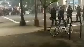 Man Documents Protesting in Portland Oregon