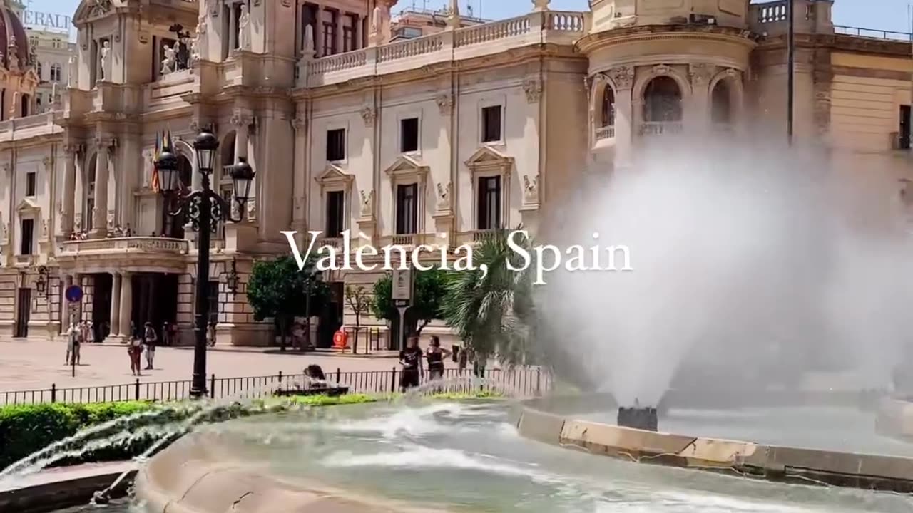 📍Welcome to Valencia ❤️🇪🇸 The third largest city in Spain ✨