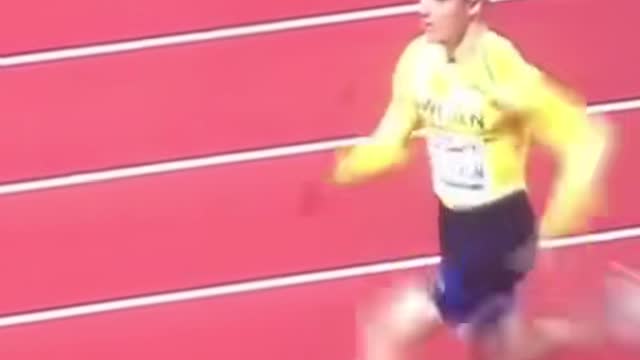 The greatest triple jump in world history 🤣