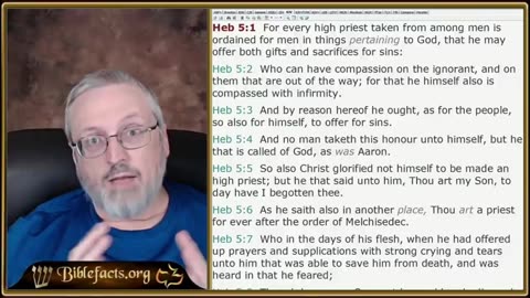 Ken Johnson (Bible Facts) - The Order of Melchizedek and Hebrews 5