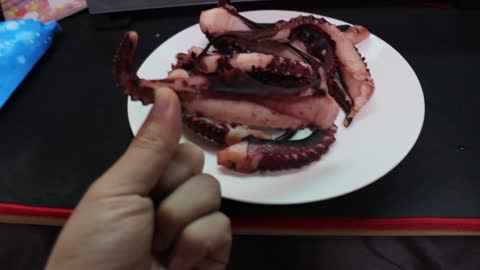 Semi-dried Peruvian giant squid