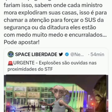Forçando a barra para o controle das polícias do Brasil, Lula ladrão, Lewandovsky e PCC armam um atentado. Vocês já conhecem o PT é tipo modo terrorista, viram a militante falando vamos sequestrar os deputados 😁