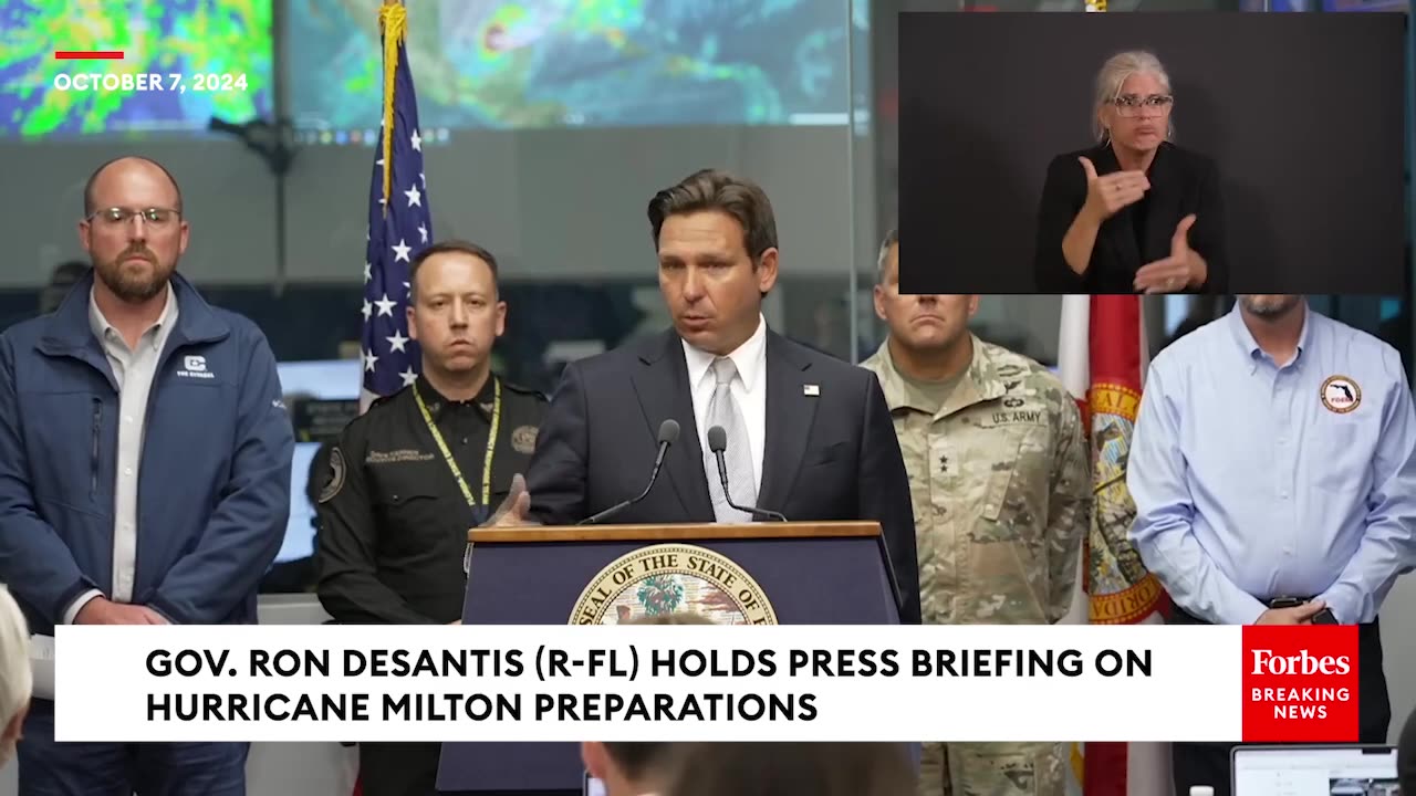 DeSantis Defends His Refusal To Take Kamala Harris's Phone Calls About Hurricanes Helene And Milton