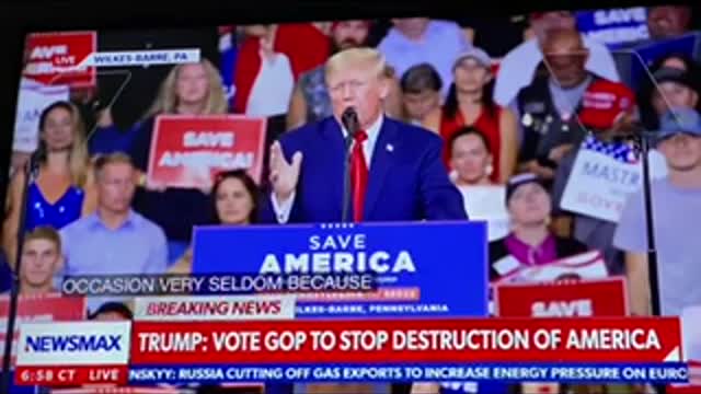 Trump speech in PA 9/2/2022