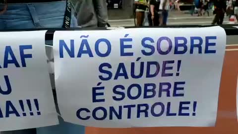 MANIFESTAÇÃO CONTRA A VACINA EM SÃO PAULO