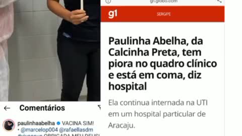 Vocalista da banda Calcinha Preta em coma