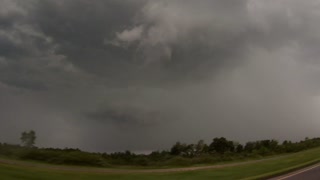 Lightning storm caught on film with a GoPro camera