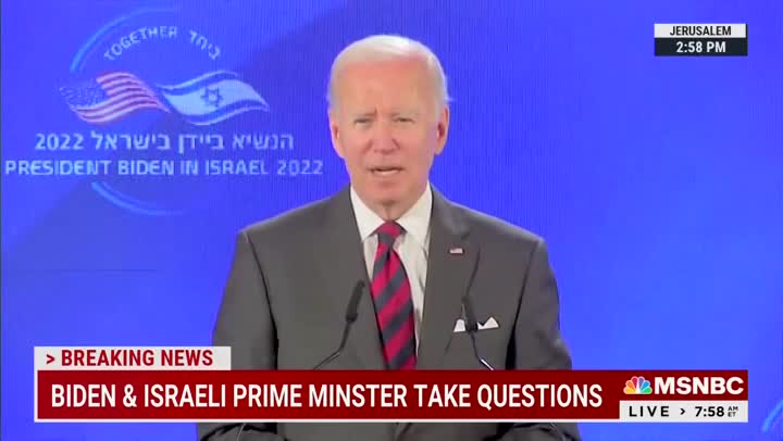 Biden: ‘We Will Not Allow Iran to Acquire a Nuclear Weapon’