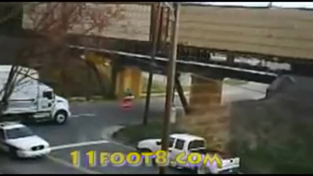 Slow truck crash