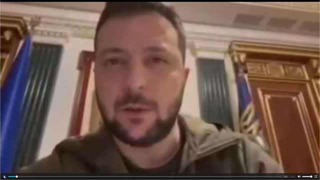 Now deleted Video allegedly showing drunk Zelensky