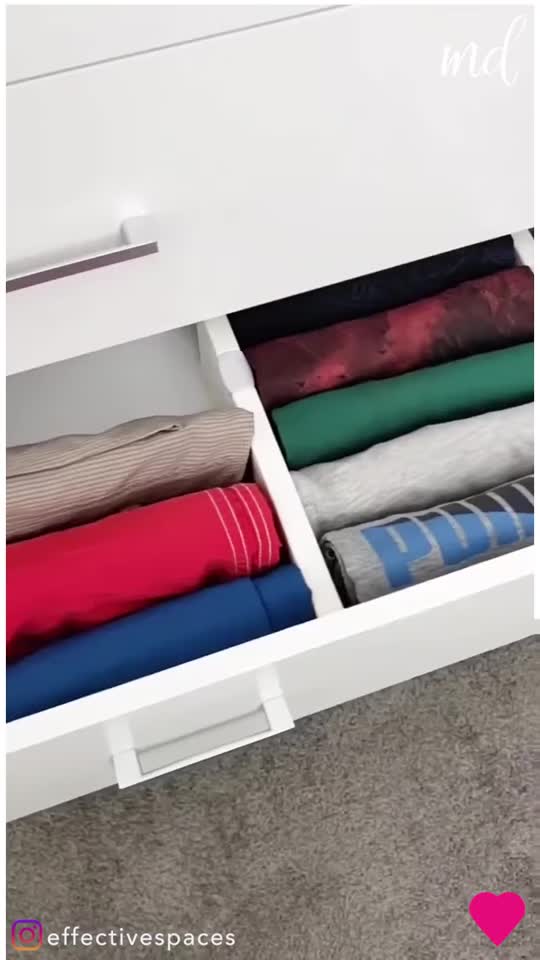 A clever way to organize your drawers