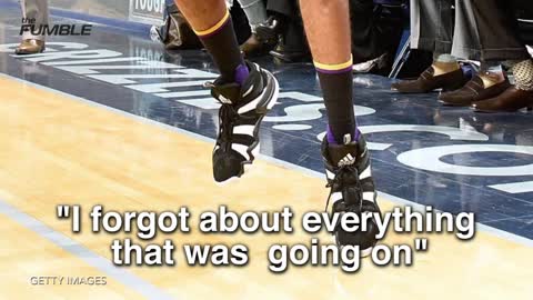 Kobe Bryant Throws Away Nick Young's Adidas Shoes