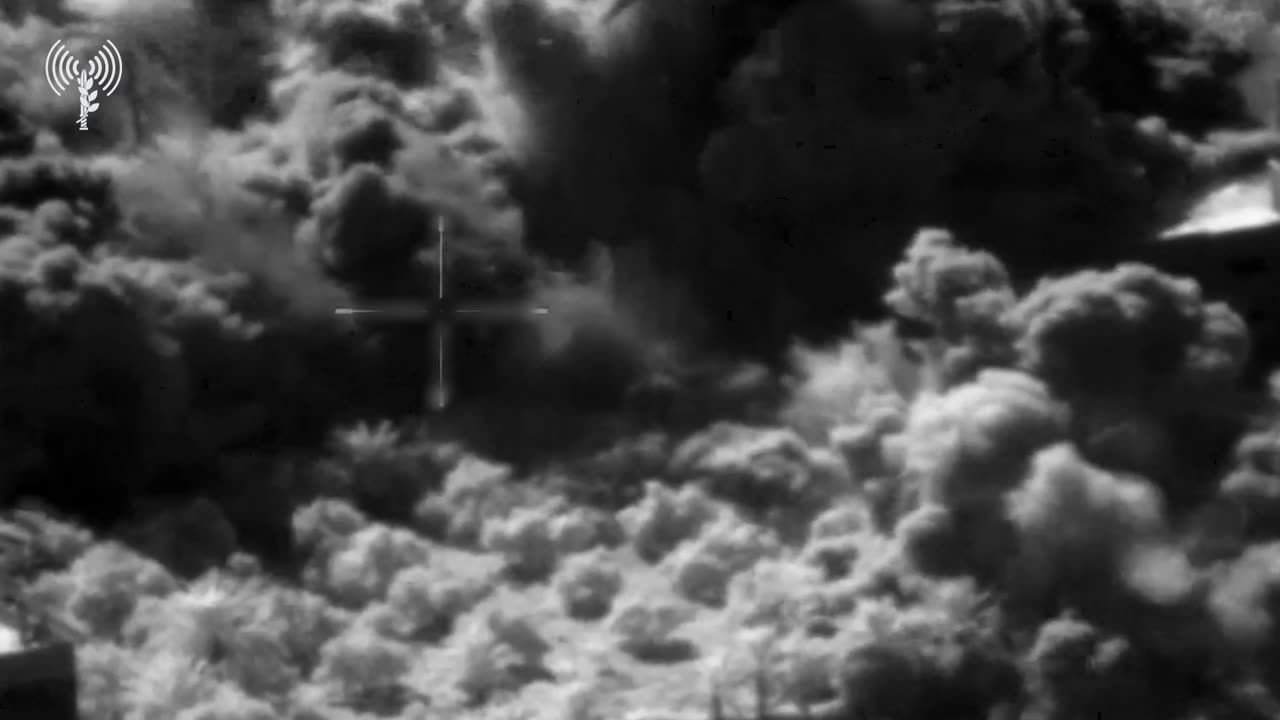 Some precision strikes in Gaza (no sound)
